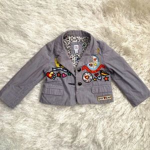 Girls Trendy DVF by GAP Tuxedo Jacket
